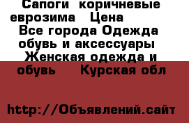 Сапоги ,коричневые еврозима › Цена ­ 1 000 - Все города Одежда, обувь и аксессуары » Женская одежда и обувь   . Курская обл.